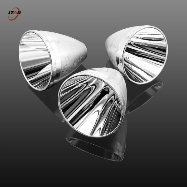 Quality Light LED Aluminum Reflector With Mirror Coated For Optical Focus Light for sale
