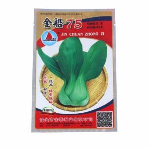 Custom printed three side sealing heat seal OPP Plastic bag for vegetables