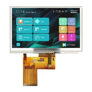 Wholesale 4.3&quot; resistive touch display/480x272 IPS TFT LCD/TTL RGB interface/40-pin FPC connection/SC7283 controller/STM32/RK motherboard series display from china suppliers