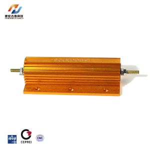 Wholesale RX24 Golden Aluminum Shell Resistors For Pre Charging Circuits Of New Energy Vehicles from china suppliers