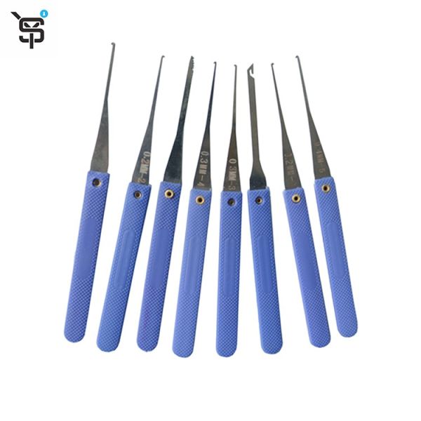 China Factory Blue Handle Professional Locksmith Tools Broken Key Extractor Tools YS500170