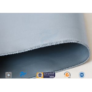 Satin Weave Silicone Coated Fiberglass Fabric 40/40g Gray Color 1m Width