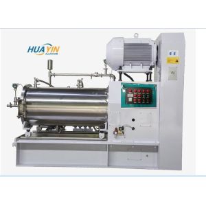 Large Flow 55kw Liquid-Particle Mixing Sand Mill Machine 30L Horizontal Bead