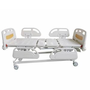 Two Function Electric Nursing Bed Adjustable White For Hospital