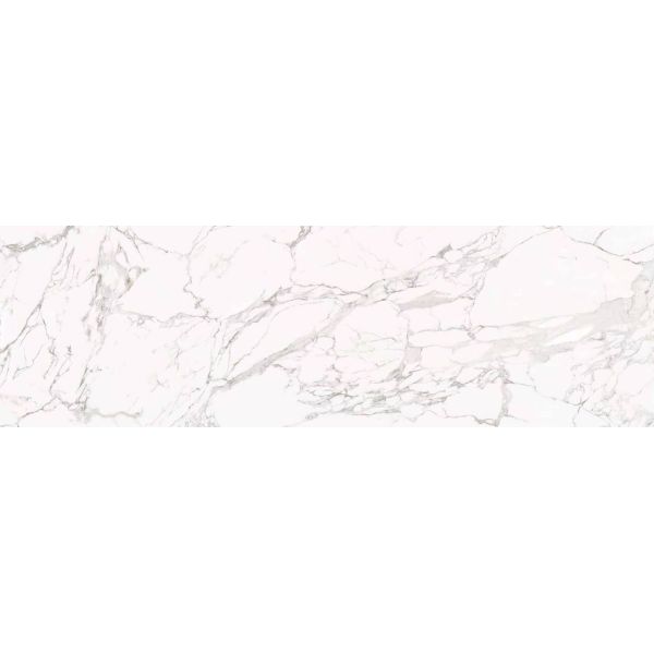 Carrara White Sintered Stone Slab 800x2600mm 15mm Full Body