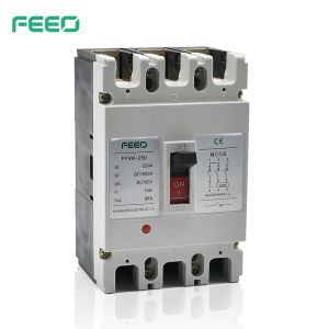 Flame Retardant 250A DC MCB Circuit Breaker , DC MCB 1000V