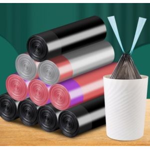 Logo Customized Household Drawstring Garbage Bag with Fragrance and Mosquito