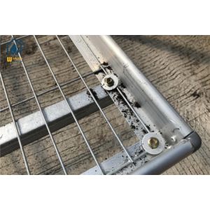 Agriculture Greenhouse Clone Seed Rolling Bench Grow Tables Welded Mesh