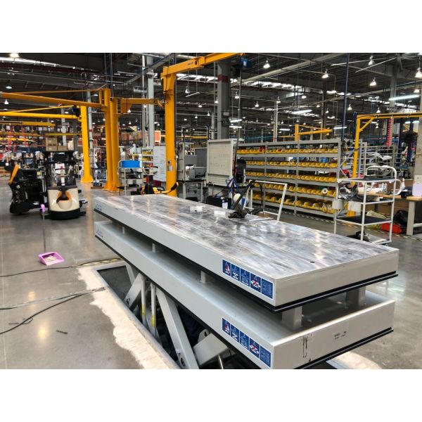 Twin Scissor Lift Table Double Scissor with Safety Frame