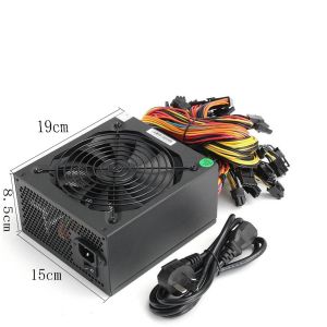 ATX 1600W computer power supply high quality Multi-channel PSU 6GPU Machine