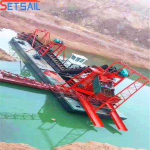 128-176PCS Chian Quantity Chain Bucket River Sand Gold Ship with Crusher