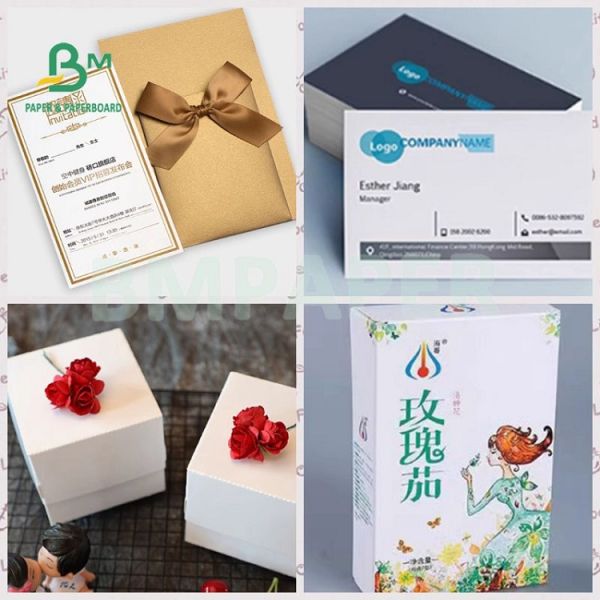 Virgin Wood Pulp Good Printer Compatibility Silk Couche Paper