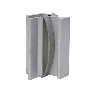 Natural Anodizing Facade Cladding Support Weather Resistant