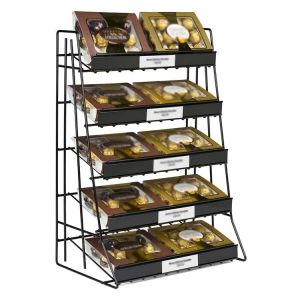 Custom Size Color logo red gondola shelving