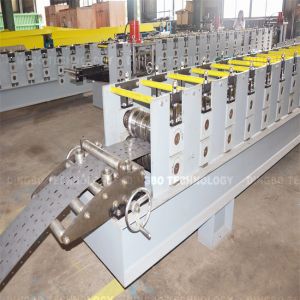 1-3mm GI Steel Rack Upright Roll Forming Machine hydraulic cutting and punching