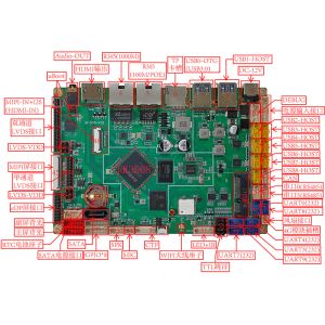 Rockchip RK3568 Industrial Develop Board 2.0GHz Gigabit Ethernet Terminal