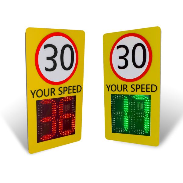 Quality Solar LED Radar Speed Signs with Phone APP Parameter Adjustment for sale