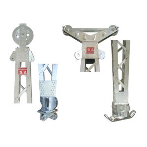 Aluminum Alloy Tower Erection Tools Electrical Gin Pole High Strength For Power