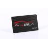 Scratch Resistant Black PVC Business Cards , 85x54x0.5mm Carbon Fiber Member Cards for sale