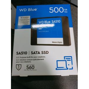 WDS500G3B0A Hard Drive SSD WD Blue 500GB SA510 2.5" Internal Solid SSD