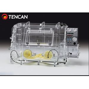 Convenient Operation 10mm Acrylic Glove Box 700x450x500mm Laboratory