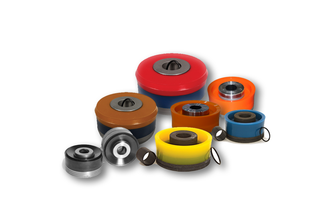 Southwest’s RnR Piston, urethane bonded piston, small mud pump, Bomco mud pump, Gardner Denver mud pump