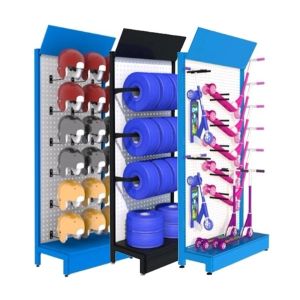 H1200mm Pegboard Display Rack