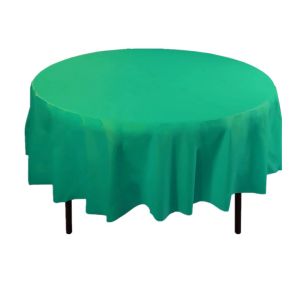 New Design Colorful Custom Printing Table Cover PEVA Plastic Round Table Cloth