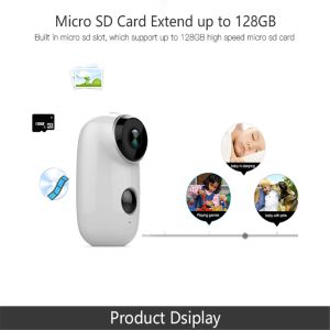 2019 Newest Rechargeable Battery Camera A3 720P Waterproof Outdoor Indoor Wifi