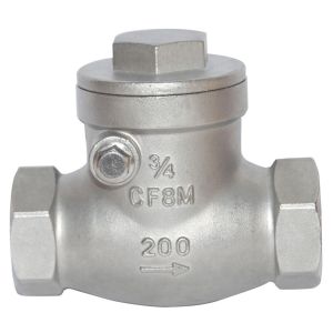SWING TYPE stainless steel check valves 50Ax 10kg / cm2 X 140L , 2301