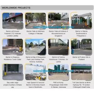 AC 220V High Speed Automatic Barrier Gate With Remote Control For Bus Station