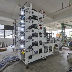 Wholesale High Accuracy 1-8 Colors Flexo Sticker Printing Machine with High Durability from china suppliers