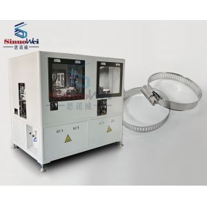Hose Clamp Machine with Automatic Feeding Worm Gear Hose Clips Assembly