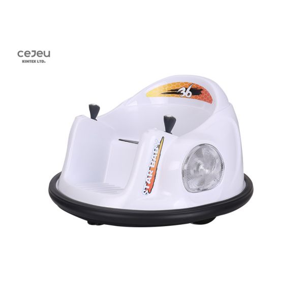 Toy Electric Backrest 360 Spinning Bumper Car 6V4AH Round