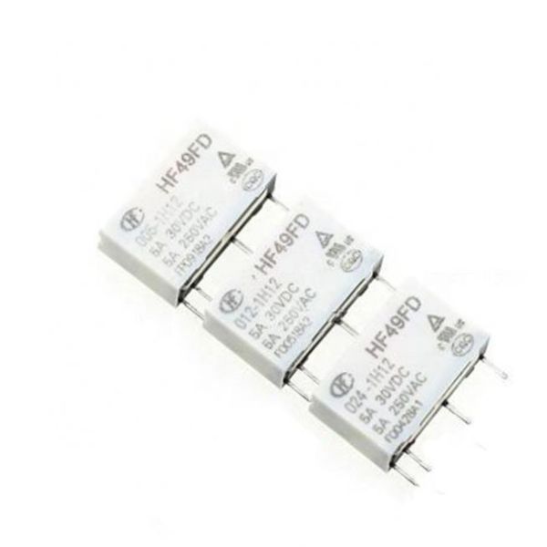 Hot selling relays HF49FD-005-1H12 HF49FD-012-1H12 HF49FD-024-1H12 4pin DIP