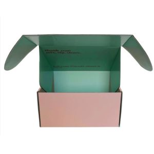 500pcs Recycled Carton Letter Box Color , RoHS PGAA Corrugated Paper Box