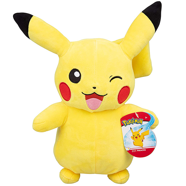 12" Pikachu Stuffed Animal Embroidery with handcraft