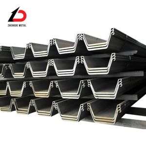 Flat Interlocking Pipe Pile AISI Standard Hot Rolled Sheet Pile