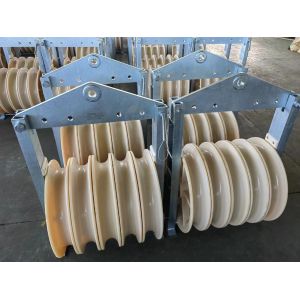 660mm*100mm Nylon Cable Pulley 220V Stringing Block for Construction Works