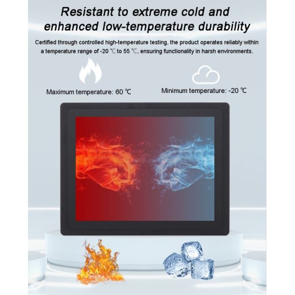 Fully Enclosed TouchScreen Multi Network Port Embedded Industrial Control Integrated Computer
