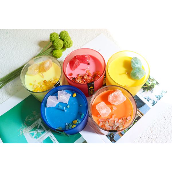 Customize Private Label 11*13cm Home Soy Wax Candles Luxury Scented Crystal Creative