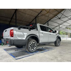 5-in-1 Roller Brake Tester with 4000kg Max Axle Load, Dual Plate Side Slip, and