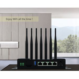 Industrial 4G LTE Router Dual Band Support GPS With Sim Card Slot