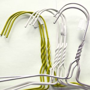 Heavy Duty Ultra Thin Space Saving 2.1mm Steel Wire Hangers