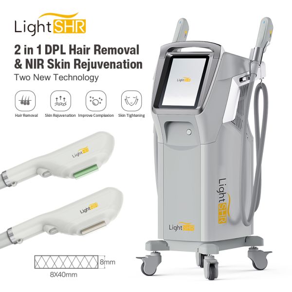 Quality Upgrade Your Skin Care Routine with 2 in 1 DPL NIR Technology for Hair Removal Skin Rejuvenation for sale