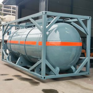 20FT Concentrated Nitric Acid Tank Container With Complete Equipment ISO