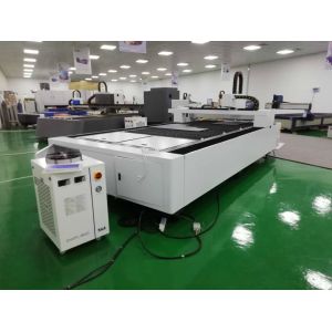 Double Drive 500W Fiber Laser Engraving Machine Easy To Push Materials