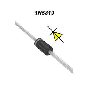 Generator Schottky Barrier Rectifier Diode 40V 1A Hot Carrier Diode With DO-41