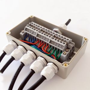 IP65 Waterproof Electrical Cable Distribution Terminal Blocks Junction Box 158