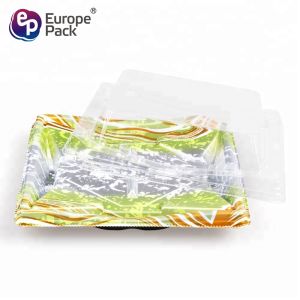 EPK wholesale fancy printing rectangle disposable sushi container